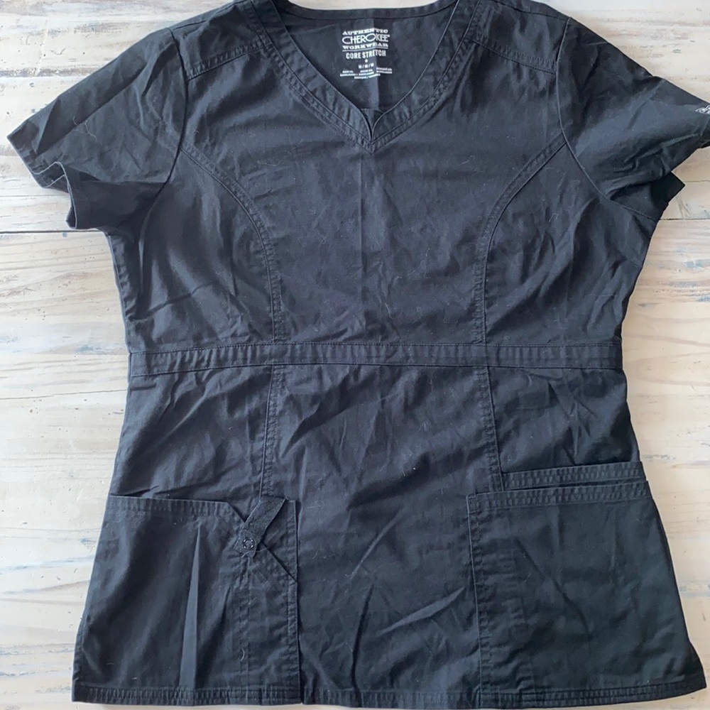 Cherokee woman’s scrub top size medium
